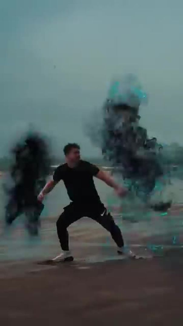 9 HOURS of editing later😱🔥 #teleport #superhero #vfx #behindthescenes  #filmmaking #filmmaker